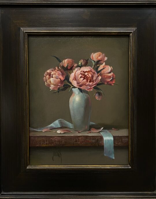 "Peonies" <br /> Oil, 11x14