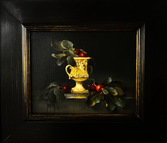 "Radishes & Urn" <br /> Oil, 8x10