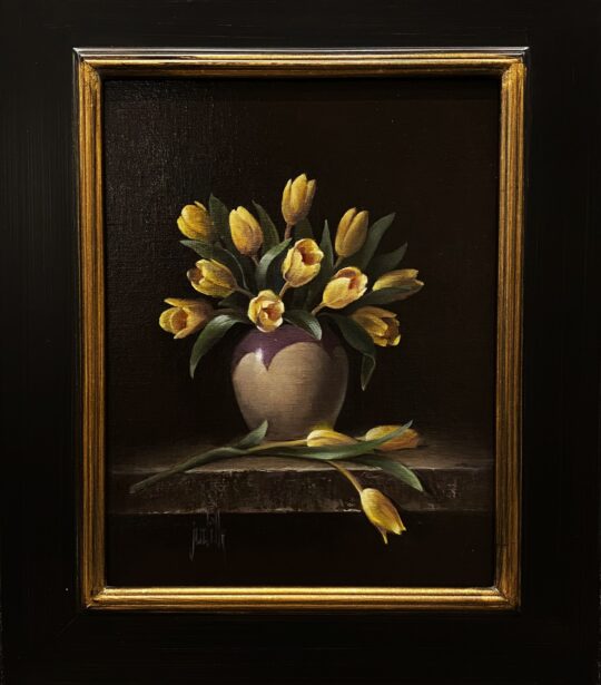 "Yellow Tulips" <br /> Oil, 11x14