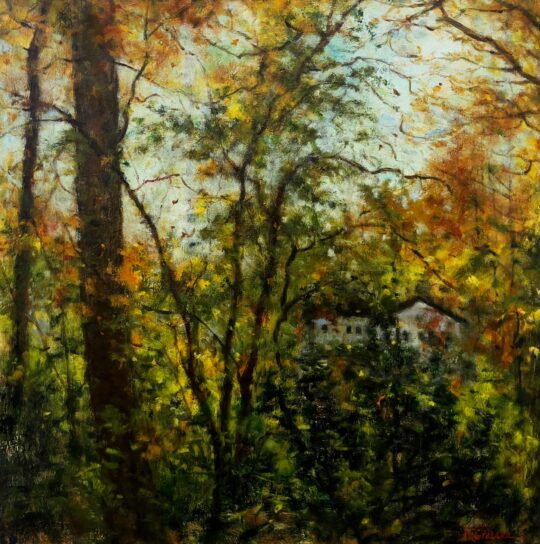 "My Neighbor's House" <br /> Oil, 24x24