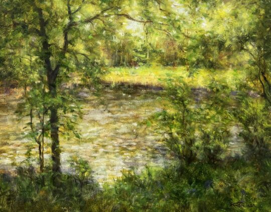"Prang Pond Summertime" <br /> Oil, 16x20