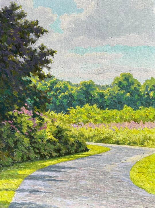 "Heat of the Day" <br /> Oil, 12x9