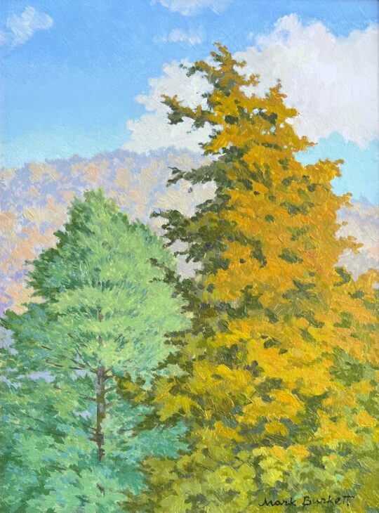 "Winter Trees" <br /> Oil, 12x9