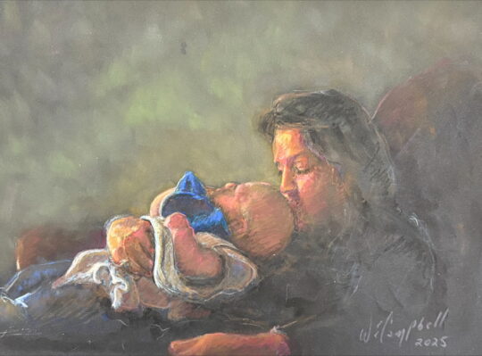 "Moment in Time" <br /> Pastel, 12.5 x 9.5