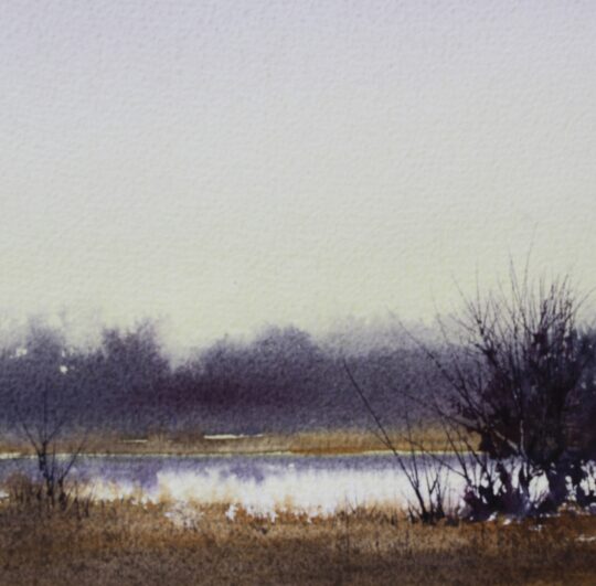 "Twilight" <br /> Watercolor, 6x6