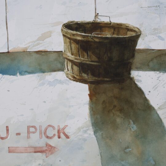 "U-Pick" <br /> Watercolor, 9x9