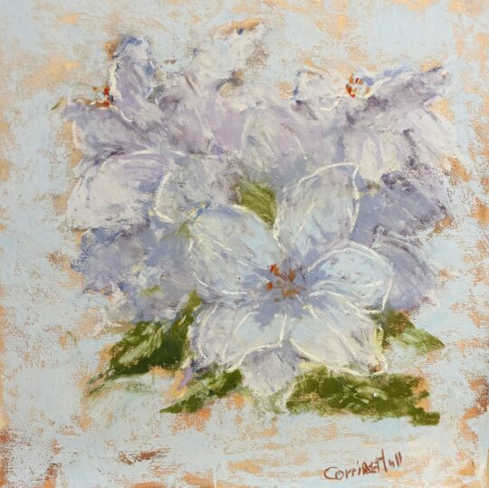 "Flowers In Winter" <br /> Pastel, 10x10