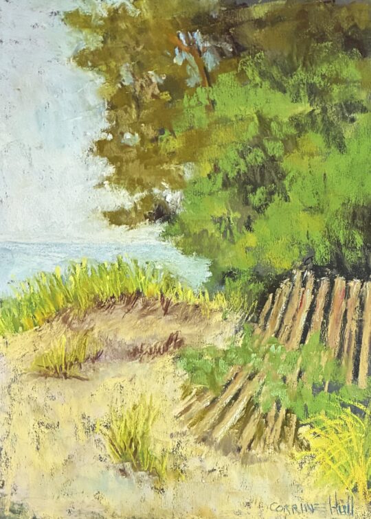 "Snow Fence" <br /> Pastel, 12x9