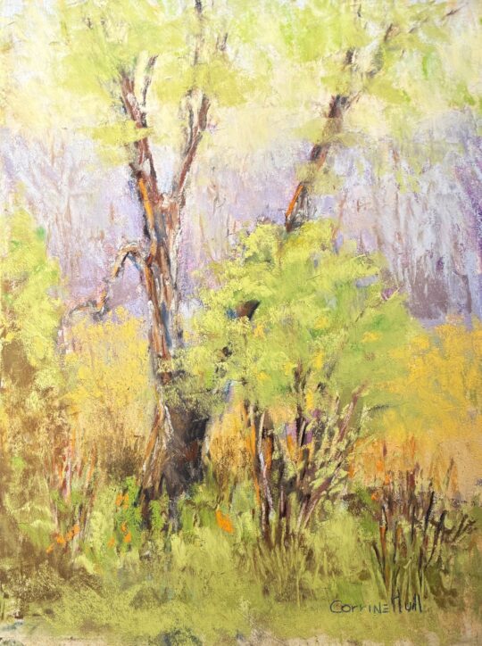 "Spring Awakens" <br /> Pastel, 12x9