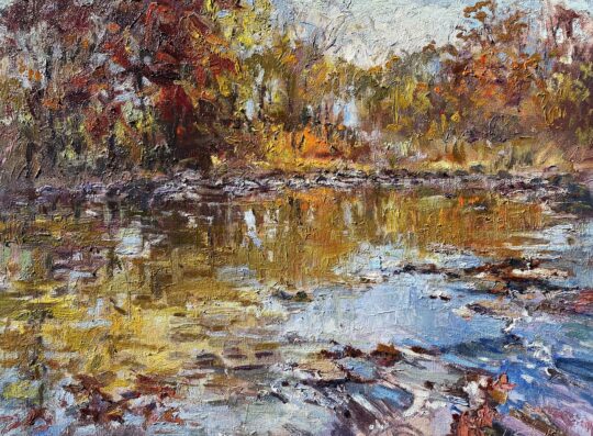 "Down By Sugar Creek" <br /> Oil, 18x24
