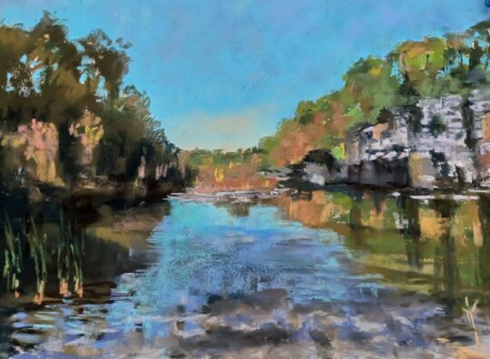 "DePauw University Nature Park" <br /> Pastel, 12x16