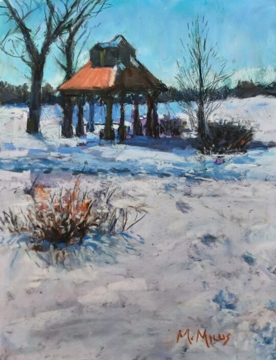 "Following In Your Steps" <br /> Pastel, 11x14