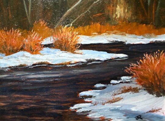 "Black Waters" <br /> Oil, 8x10