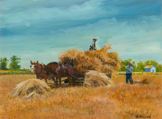 "The Last Straw" <br /> Oil, 12x16