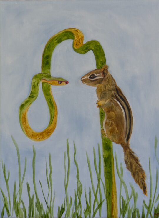 "Inspired By True Events" <br /> Oil, 9x12