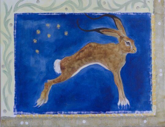 "Wild Hare" <br /> Oil, 11x14