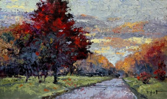 "Autumn Treasures" <br /> Oil, 12x20