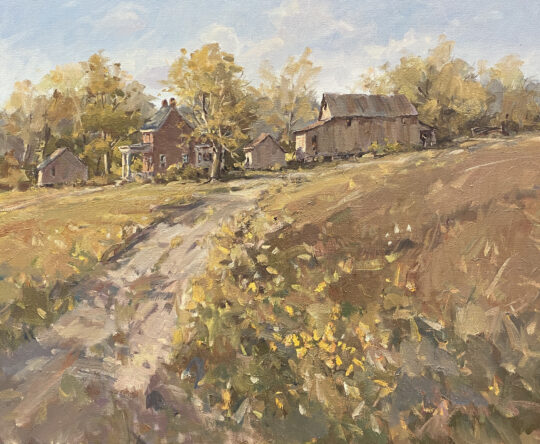 "Basic Brick" <br /> Oil, 24x30