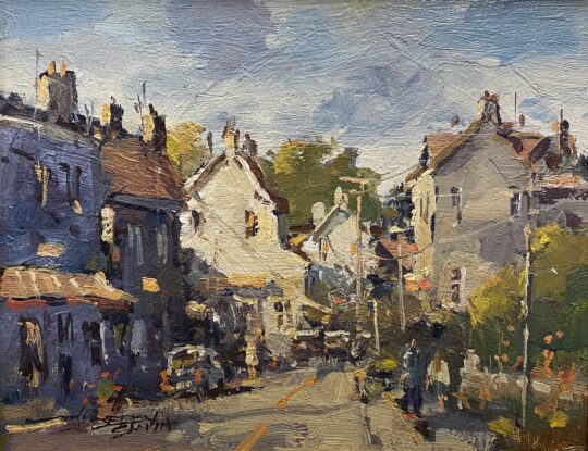 "Cirencester, England" <br /> Oil, 8x10