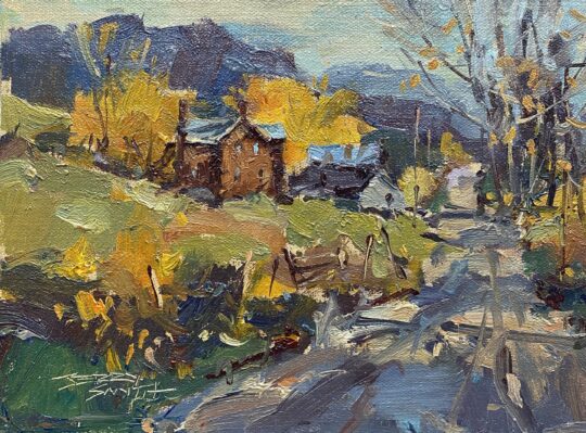 "Hill Country Gold" <br /> Oil, 6x8