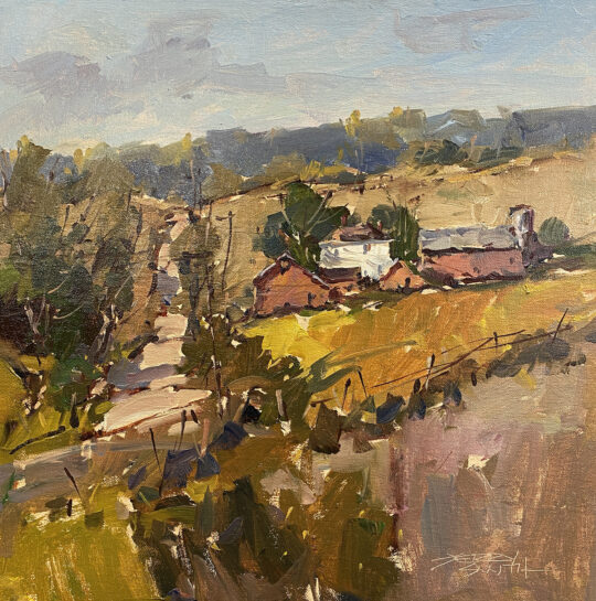 "Heartland Hills" <br /> Oil, 12x12