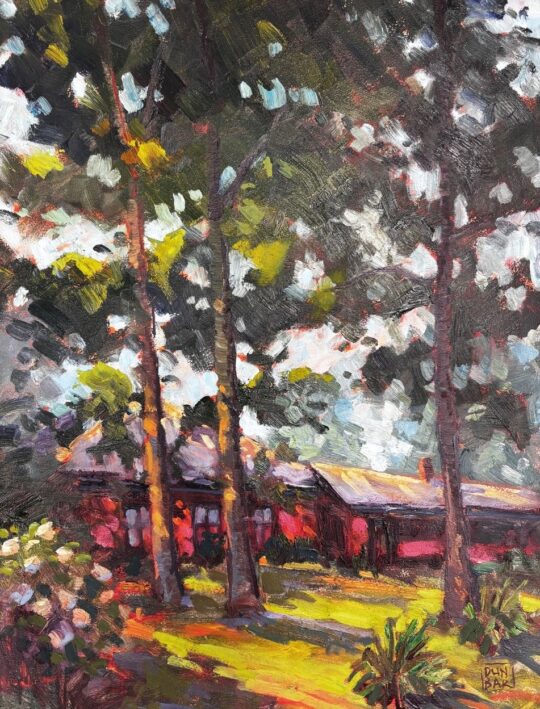 "TC Steele Home" <br /> Oil, 16x20