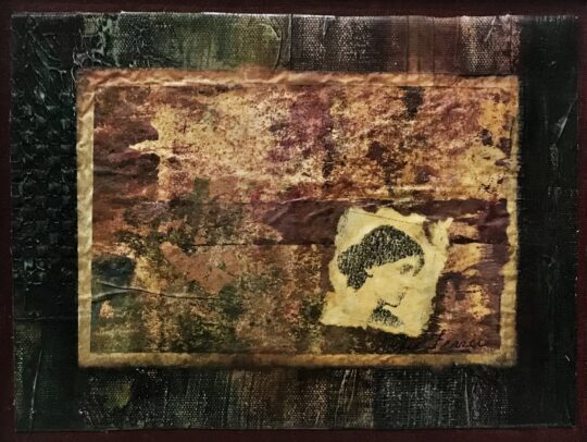 "Let's Face It" <br /> Mixed Media, 8x10