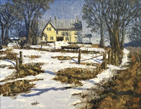"Homestead in Winter" <br /> Oil, 16x20