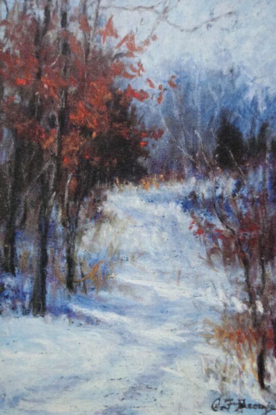 "Early Snow" <br /> Pastel, 13x11
