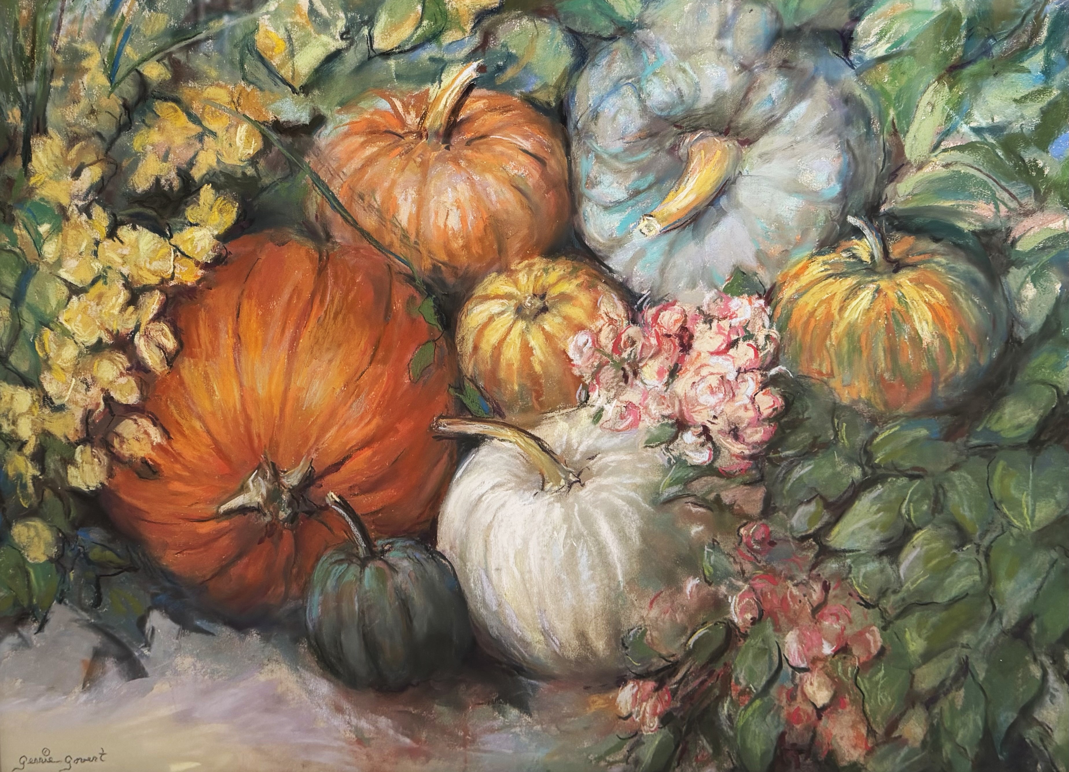 "Flourish of Fall Color" <br /> Pastel, 24x30