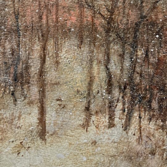 "Let It Snow 4" <br /> Oil, 6x6