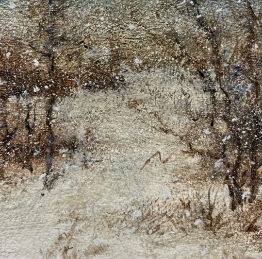 "Let It Snow 2" <br /> Oil, 6x6