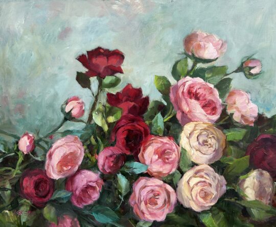 "Rose Garden" <br /> Oil, 20x24