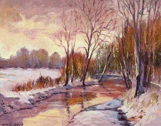 "Winter Pink" <br /> Oil, 16x20