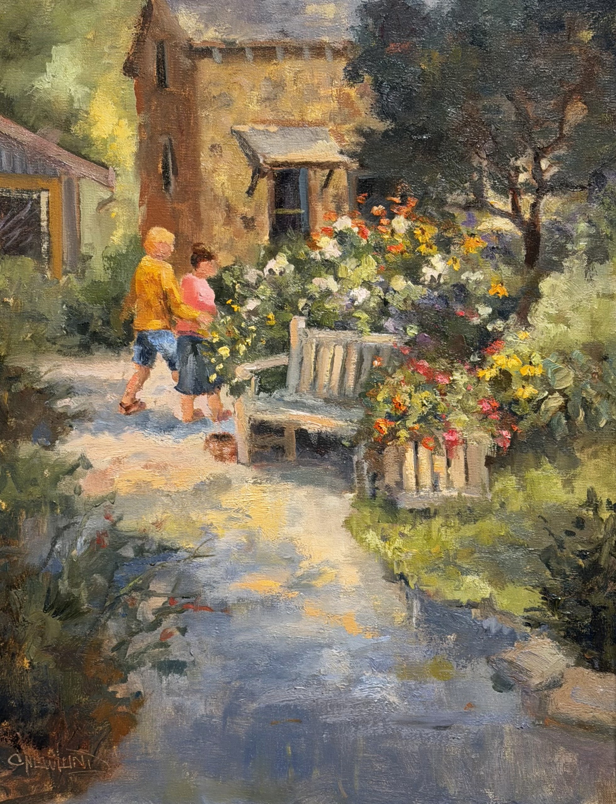 "A Visit to Nashville" <br /> Oil, 18x24