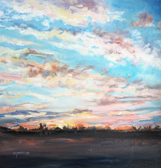 "Pastel Abstraction" <br /> Oil, 24x24