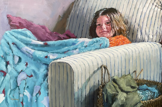 "Wakin' Up Is Hard To Do" <br /> Oil, 24x36