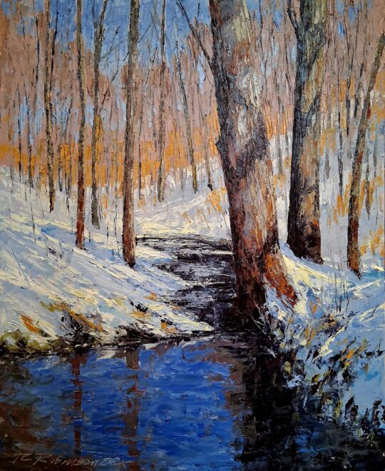 "Clay Lick Creek" <br /> Oil, 20x16