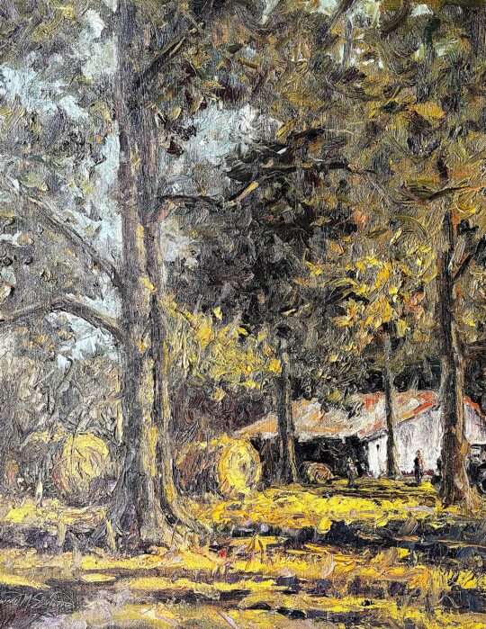 "Harvest Work" <br /> Oil, 20x16