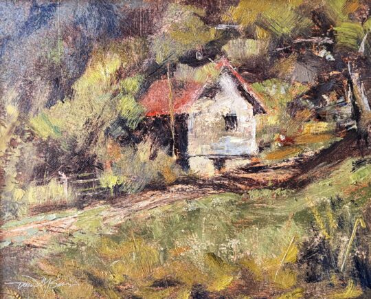 "Small Cabin" <br /> Oil, 8x10