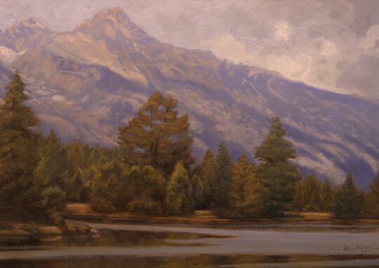 "Grand Teton Splendor" <br /> Oil, 12x16