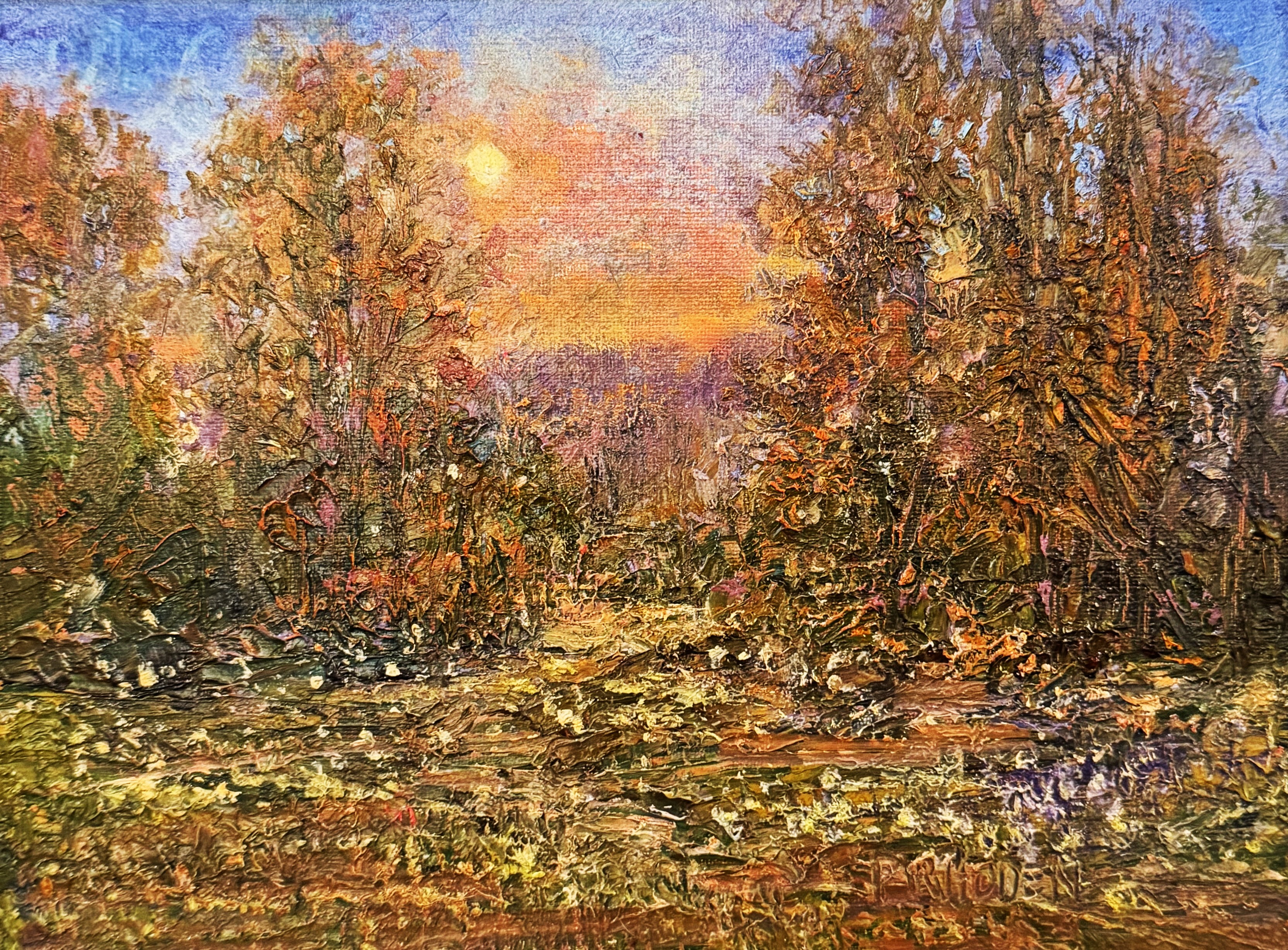 "Fire Flies" <br /> Oil, 9x12