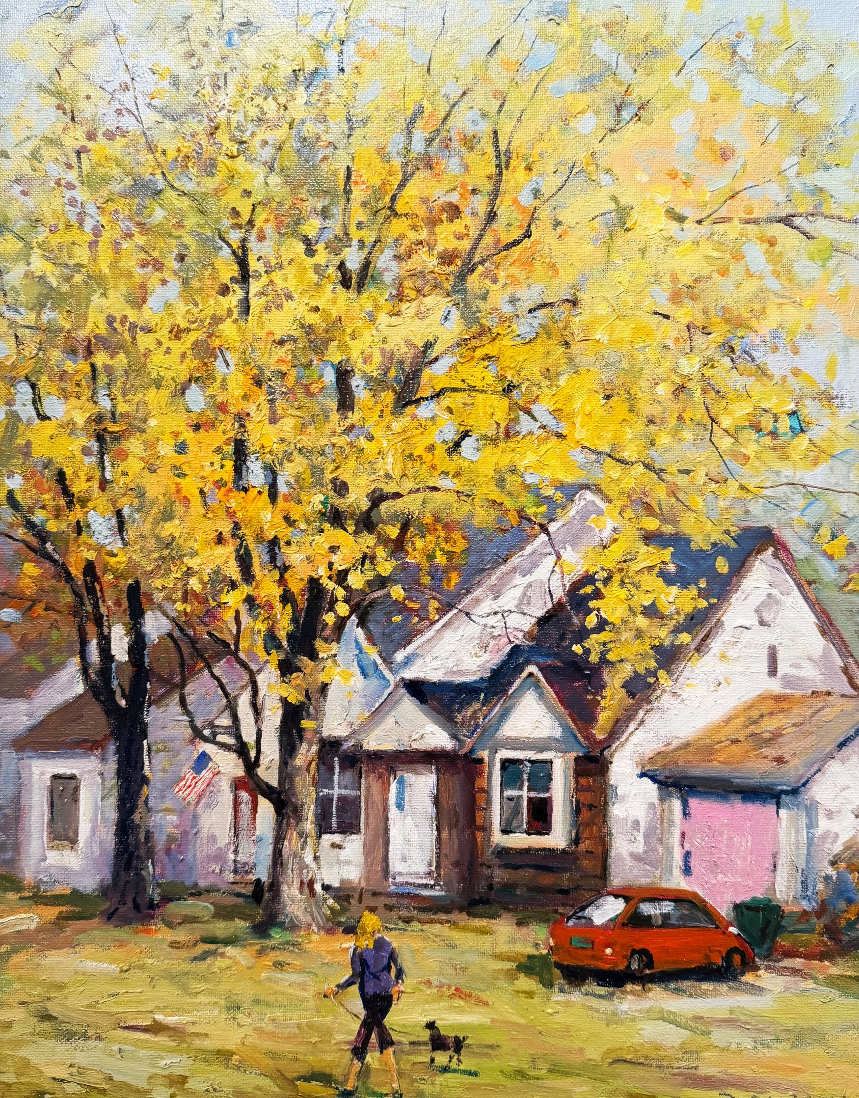 "Fall"<br /> Oil, 16x20 <br /> No. 17