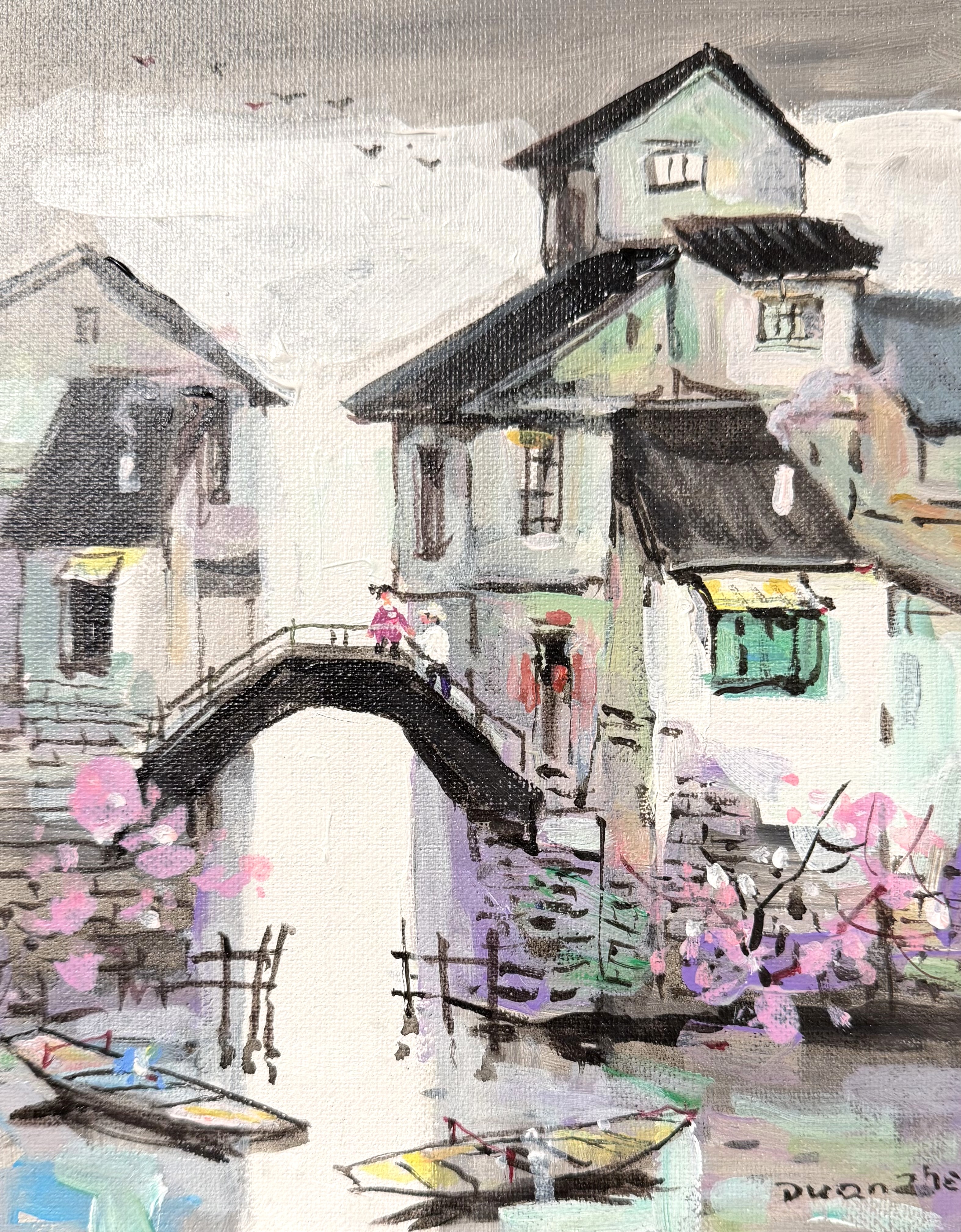 "South China"<br /> Oil, 8x10<br /> No. 28