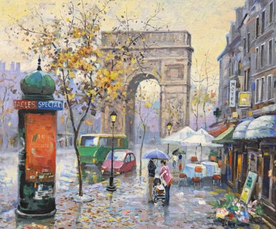 "Arc de Triomphe"<br /> Oil, 24x20<br /> No. 72