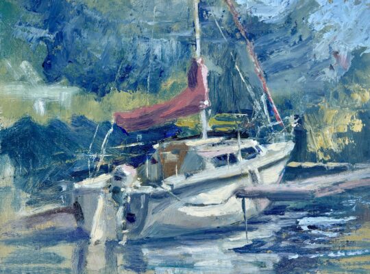 Morning Sailboat