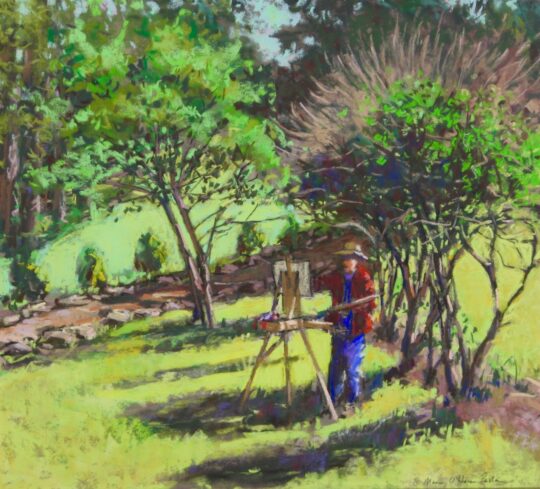 Artist at T.C. Steele Paintout