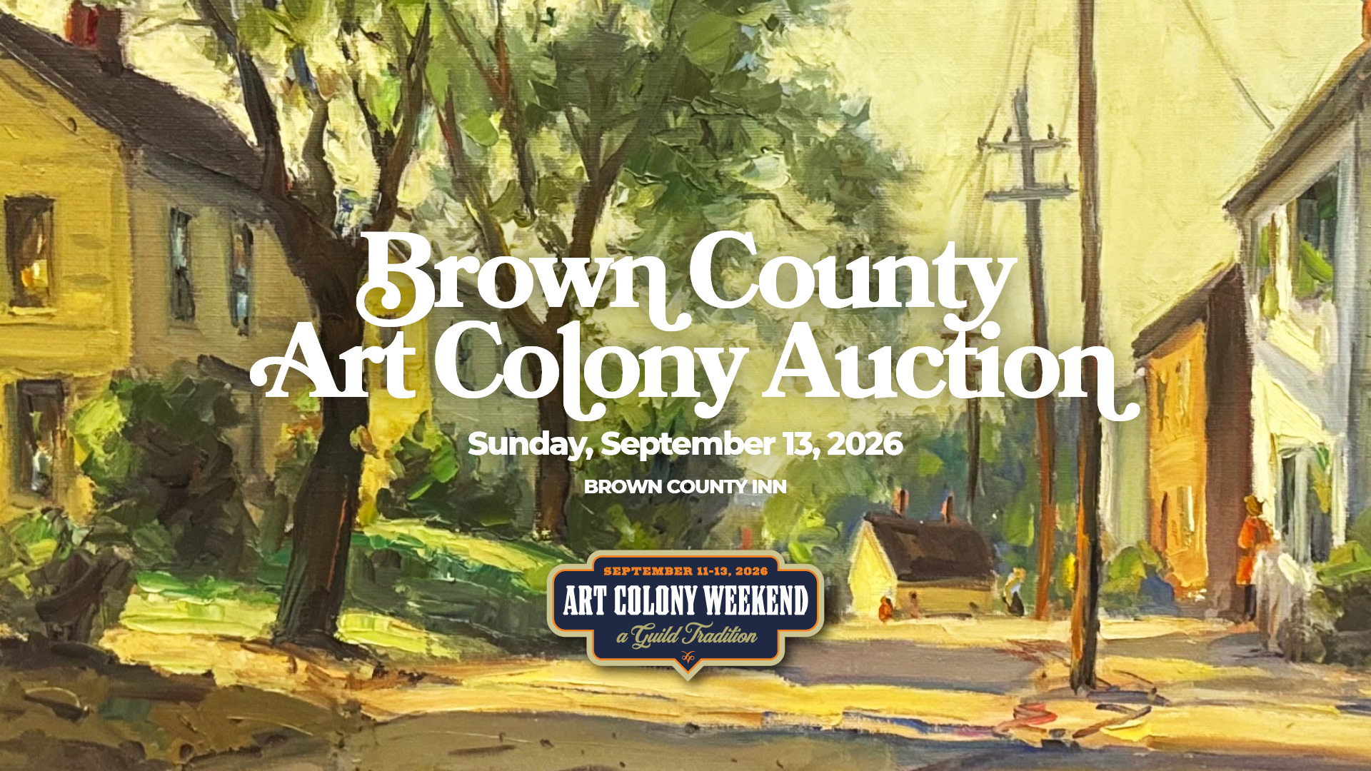 Brown County Art Colony Auction